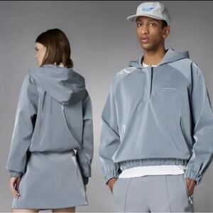 Adidas High Shine Blue Version 1/2 Zip Hoodie New Gender-Neutral Size XL HM9220